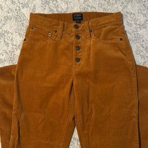 Corduroy jeans burnt orange